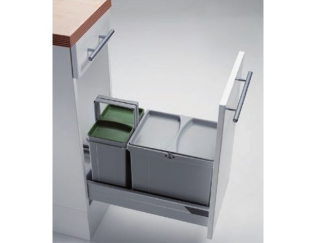 Kit de cubos apropiado para gavetas entre 300 mm y 600 mm con tapete antideslizante. PV30-2