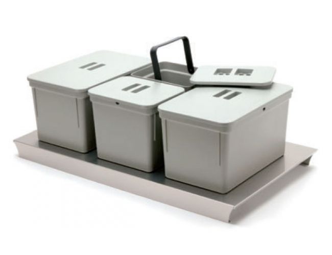 Sistema de Reciclaje - Cubos para gaveteros Serie 4 - 49059