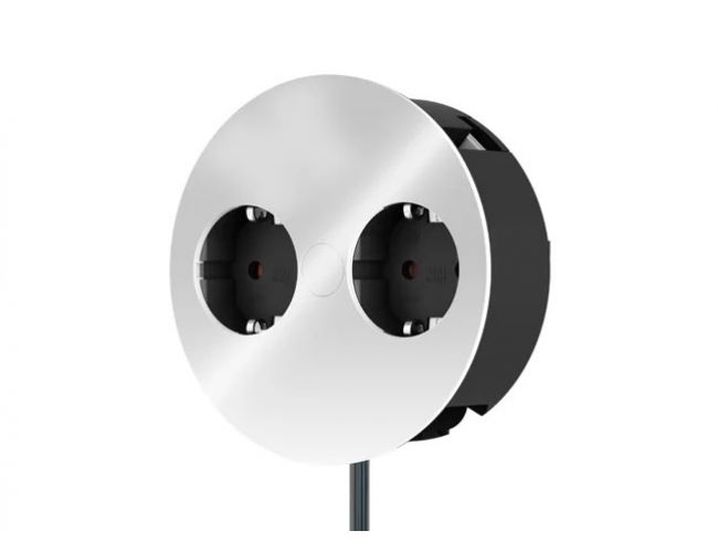 Enchufe de cocina CucineOggi box Duplo IL 600 - Blanco