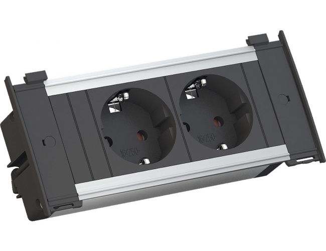 2 Enchufes cocina con tapa CucineOggi Energy Box Kapsa XS - IL692