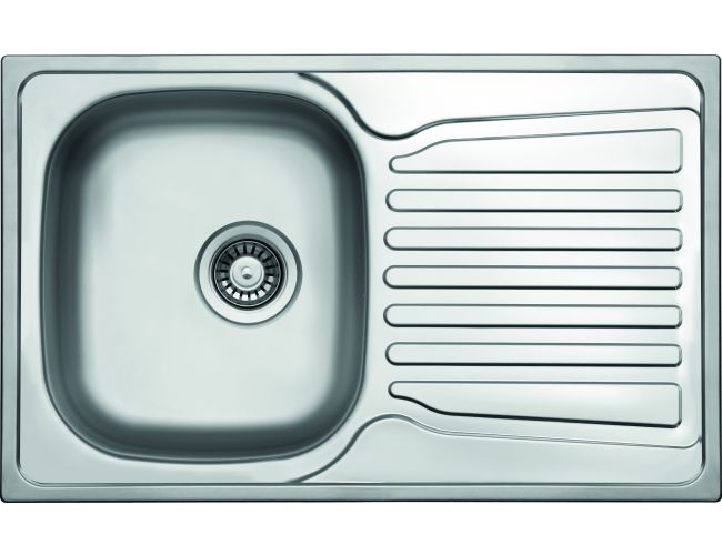 Fregadero seno y escurridor inox SF Génova 780