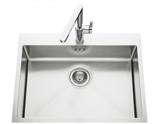 Fregadero acero inox Luisina Vibrato EV55
