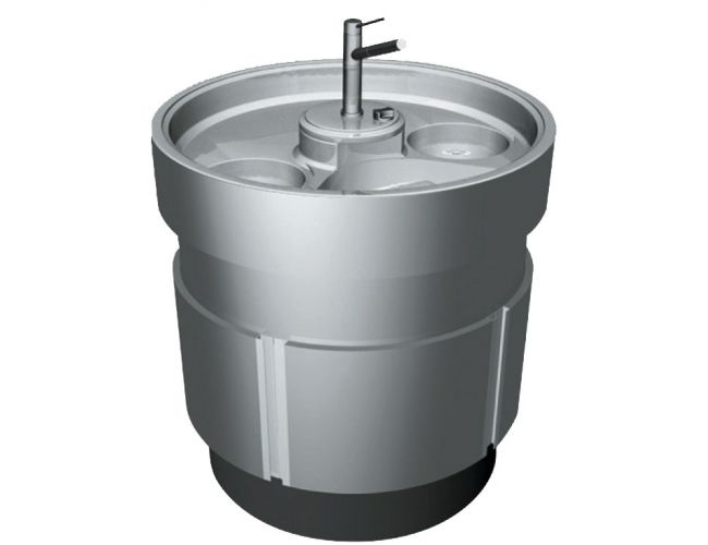 Fregadero de acero inoxidable Luisina Aquastation