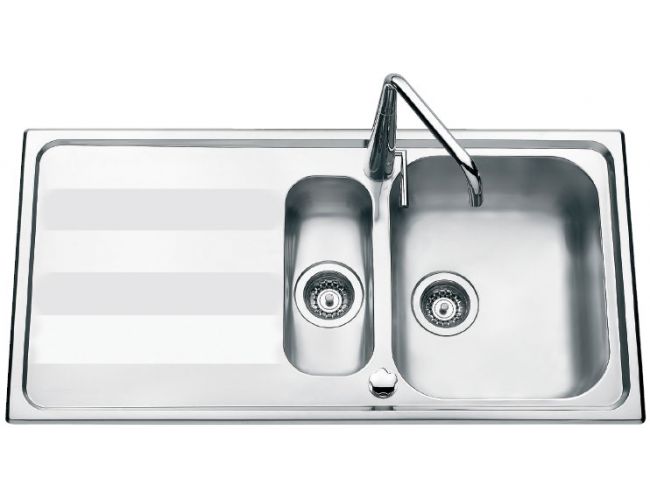 Fregadero de acero inoxidable Luisina Menuet EV5211 - 1000 x 500 mm