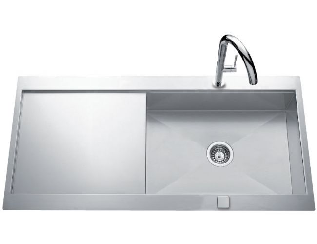 Fregadero de acero inoxidable Luisina Adagio Plus EV56011 - 1000 x 520 mm