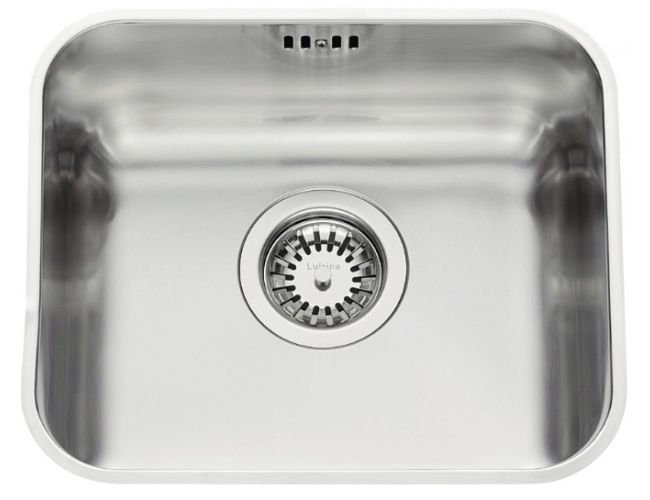 Fregadero de acero inoxidable bajo encimera Luisina Clásica EVSP12 - 372 x 312mm