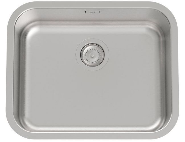 Fregadero un seno Roca Porto 50 acero 50 x 40