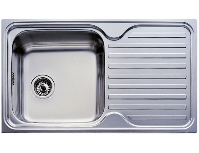 Fregadero con escurridor sobre encimera Teka Classic 1C 1E - 860 x 500 mm