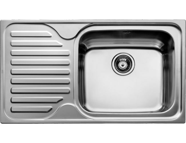 Fregadero de acero sobre encimera Teka Classic MAX 1C 1E - 860 x 500 mm