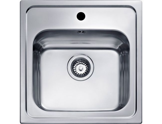 Fregadero de un seno sobre encimera Teka Eline 1C - 510 x 500 mm - 11137003