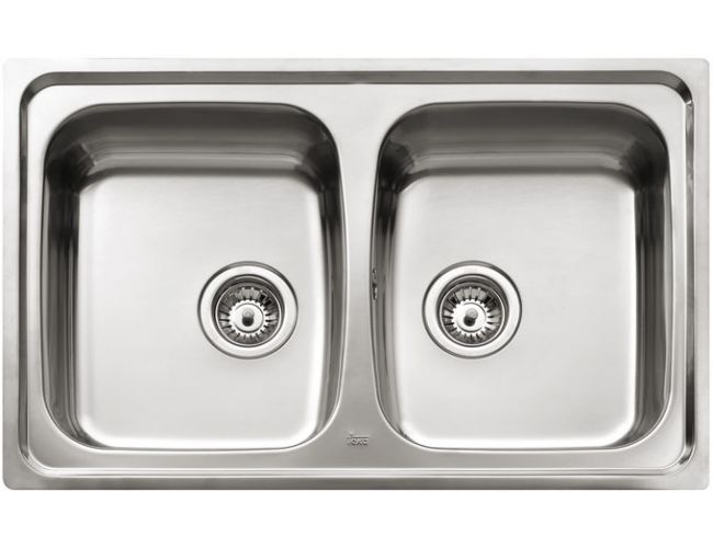 fregadero 2 senos teka