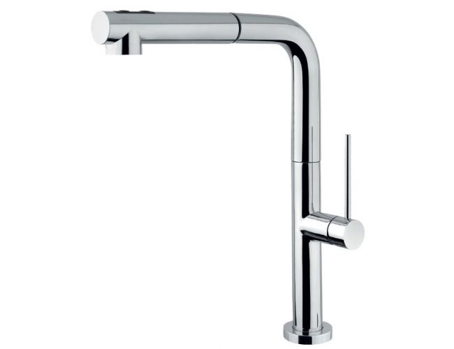 Grifo de cocina Luisina RC605P/DO - Monomando cromado con ducha