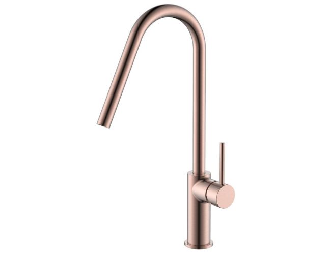 Grifo de cocina Imex Kenia oro rosa cepillado