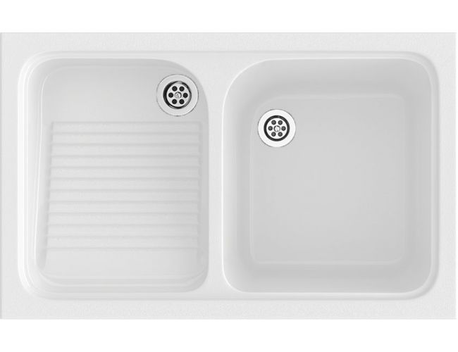 Pila Lavadero ropa Poalgi Cuarzo 103 Blanco