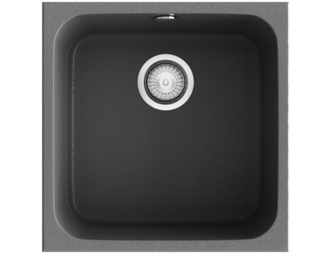 Fregadero cubeta granito Poalgi Essenzial Hekla 40 color gris ash