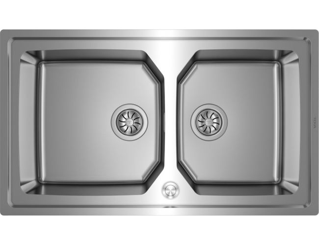 Fregadero doble seno Teka Brooklyn 90 M-XP 2C Rev