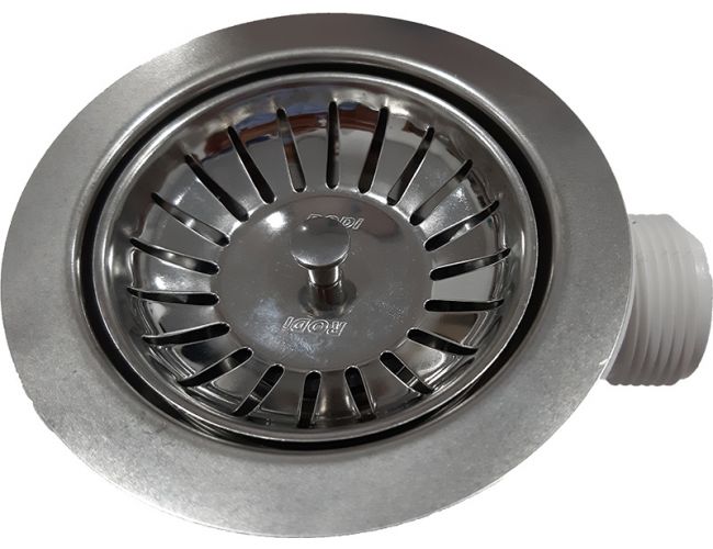 Válvula + cestillo para fregadero Rodi