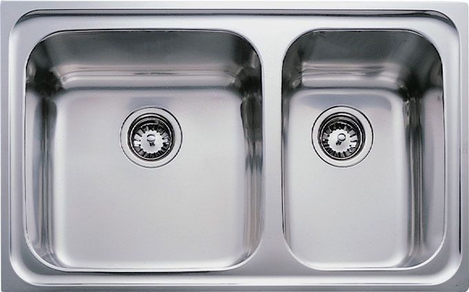 fregadero 2 senos 80x50