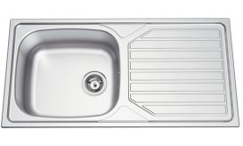 Fregadero un seno con escurridor Rodi OKIO LINE 104 - 100x50