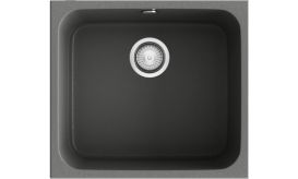 Fregadero un seno granito Poalgi Essenzial Hekla 50 color gris ASH