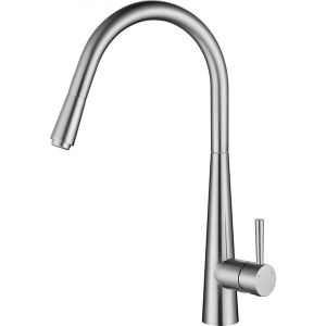 Grifo monomando para cocina Andemen Atenea acabado acero