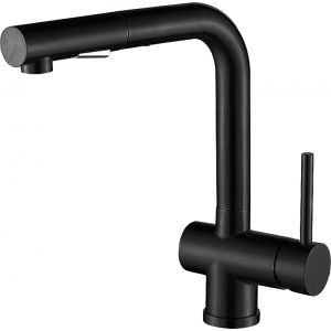 Grifo cocina Andemen Poseidón acabado negro mate