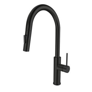 Grifo extraíble acero inoxidable Negro mate Unique by Andemen Ariadna