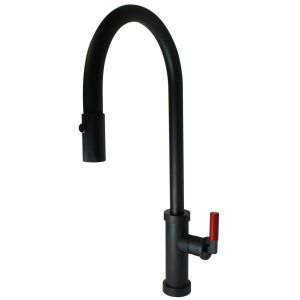 Grifo con diseño cocina Luisina Bowery RC615DO Negro mate