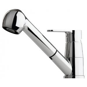 Grifo de cocina Luisina RC183/DO - Monomando cromado con ducha