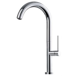 Grifo de cocina Luisina RC602 - Monomando cromado con caño orientable