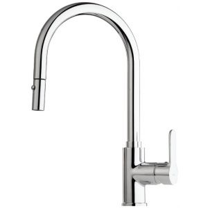 Grifo de cocina Luisina RCD285 - Monomando cromado con ducha