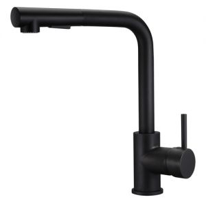 Grifo de cocina negro extraible Borrás M2738NM