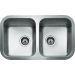 Fregadero de acero bajo encimera Teka BE 2C 780 - 779 x 464 - Ref. 10125026