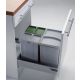 Sistema de almacenaje - Kit de cubos apropiado para gavetas entre 450 mm y 600 mm con tapete antideslizante. PV45-4