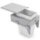 Cubo de basura Cucine Oggi Quadrifoglio con guias - 35 litros - Ref. 570