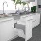 Cubo de basura Cucine Oggi Quadrifoglio con guias - 35 litros - Ref. 570 Vista ambiente