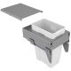 Cubo de basura Cucine Oggi Quadrifoglio con guias - 35 litros - Ref. 570