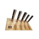 Set de cuchillos de cocina profesional con soporte de madera Andemen Knife