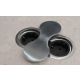 2 Enchufes empotrables para cocinas u oficinas CucineOggi box Butterfly IL 250 - Inox