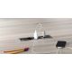 Enchufe de cocina CucineOggi box Modulo IL 63U - 2 Enchufes + 2 Usb Cargadores. Marco en colores.