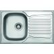 Fregadero seno y escurridor inox SF Génova 780