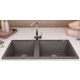 Fregadero de doble seno sintético solid Mundilite Select 960 x 515