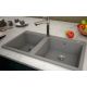 Fregadero de doble seno sintético solid Mundilite Select 960 x 515
