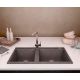 Fregadero de doble seno sintético solid Mundilite Select 960 x 515