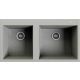 Fregadero de doble seno sintético solid Mundilite Select 960 x 515