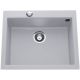 Fregadero de granito Luisina Luisigranit Quadrille EV 987 - METAL GRIS