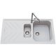 Pila cocina granito Luisina EV3511 Blanco Alpina