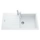 Fregadero Luisina granito Hip Hop EV87011 | 100 x 50 cm blanco alpina