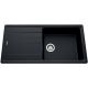 Fregadero cocina en granito Luisina Bossa Nova EV88011 | 100 x 50 cm NERO