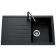 Fregadero encastrado Luisina Samba EV401VM Nera